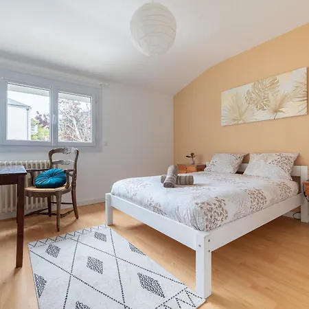 Maison Familiale Avec Jardin - 5 Ferienhaus